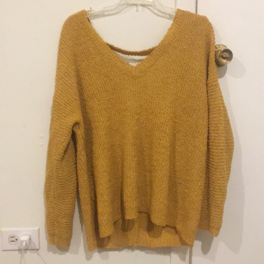 Yellow sweater